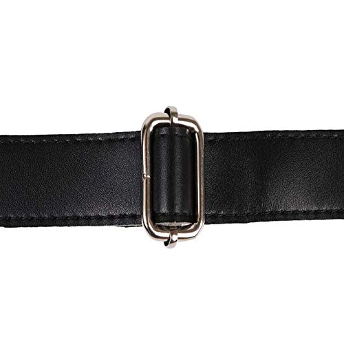 JAKAGO PU Leather Shoulder Strap Replacement Adjustable Messenger Bag Strap for Shoulder Bag Crossbody Bag Briefcase Satchel DIY Purse Making (Black) by JAKAGO - Image 6
