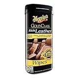 Meguiar's Gold Class Rich Leather Cleaner & Conditioner Wipes