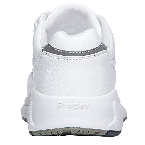 Propét Womens Stability Walker Strap Walking Walking Sneakers Athletic Shoes - White - Size 10 B — view 4