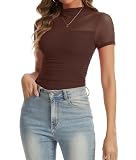 Body de Cuello Alto: Este top con fruncidos incorpora un cuello tipo tortuga falso que alarga visualmente el cuello. La decoración plisada de varias capas desde el pecho hasta la cintura ayuda a disimular el abdomen y aporta elegancia y sofisticación. La malla en el pecho y las mangas desprende un atractivo seductor y misterioso. Incluye botones a presión en la entrepierna para ponerse y quitarse con facilidad.