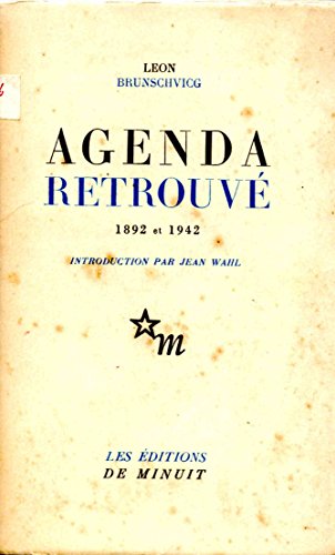 Télécharger Agenda retrouvé (1892-1942). Gratuit