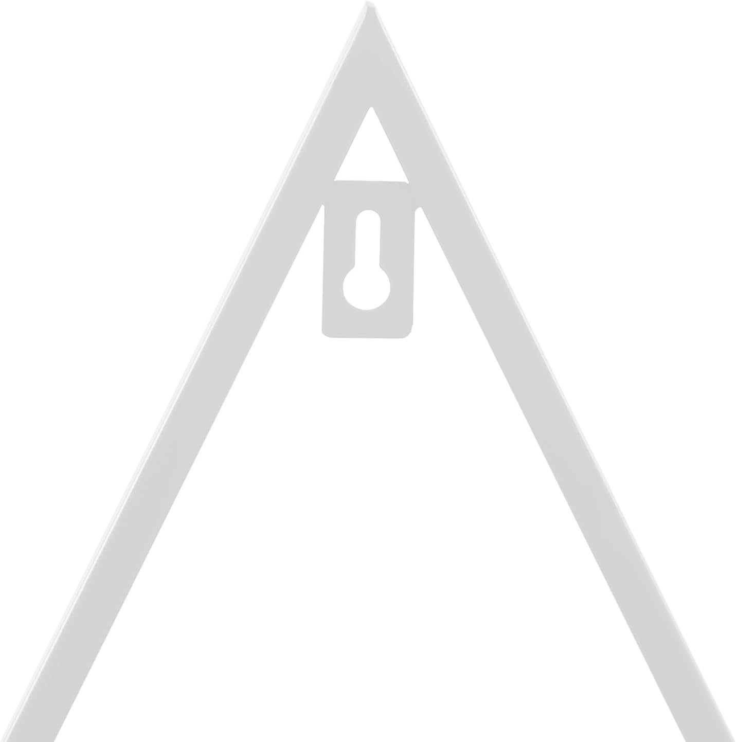 Elegant Wall Mounted Nail Polish Storage Rack Set of 10 Triangular Cosmetic Display Shelves for Essential Oil Bottles, Organize Your Lipsticks and Perfumes in Style at Home or Salon (White)