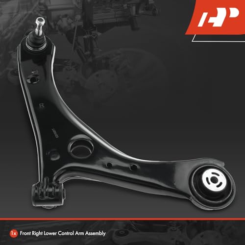 A-Premium Front Right Lower Control Arm, with Ball Joint & Bushing, Compatible with Dodge Grand Caravan 08-20, Chrysler Town & Country 08-16, Volkswagen Routan 09-14, Ram C/V 12-15 by A-Premium - Image 2
