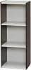 IRIS OHYAMA Space Unit Storage Rack Bookshelf Off-WhiteWalnut Brown 35.4 inches height Large capacity Space-saving storage Manga shelf Comic shelf Slim depth for neatness Plenty of storage Durable