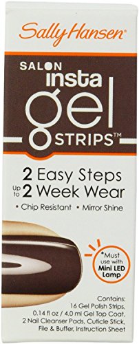 Sally Hansen Salon Insta Gel Strips Commander in Chic - 16 Oz, Pack of 2