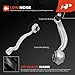 A-Premium Set of 12, Front Lower Forward & Rearward Control Arm, Sway Bar Link, Lower Ball Joint, Inner Outer Tie Rod End, Compatible with Mercedes-Benz W212 Series - E250 2014, E400 2014, RWD Only