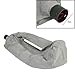 Vacuum Bag for Wall Sander Dust-Free Self-Priming Sandpaper Machine Dust Collector Plastic Grey Compatible with Long Rod Self-Vacuuming Grinding Tools for Home Renovation(1PC)