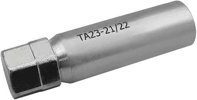 TA23-21/22 10-Spline Wheel Lock Key for Heavy-Duty Trucks & Large SUVs - 13/16" & 7/8" Hex Drive Lug Nut Tool | Fits Ford F-150, Chevy Silverado, RAM 1500, GMC Sierra & Full-Size Vans