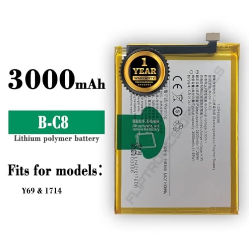 Image of B-C8 Battery for Vivo Y69 1714 Battery with 1 Year Warranty **** (P213)