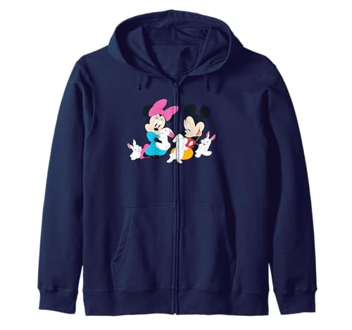 Mickey & Minnie Easter Zip Hoodie Disney - Veste à capuche Pâques