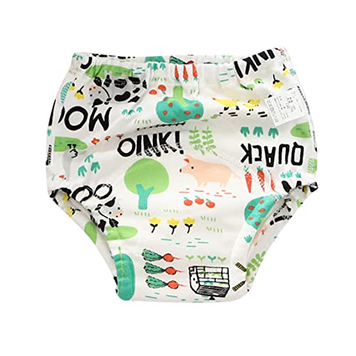Moonker Newborn Boys Girls Cotton Underwear Nappies Unisex Infant Baby Reusable Breathable Diape Training Baby