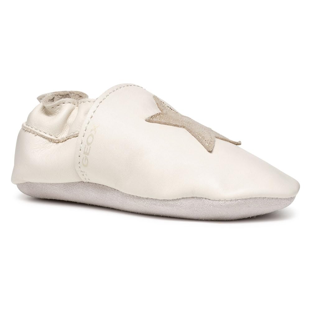 Geox Baby B GLOVIEDOO Girl NEW Borns LT Ivory/Platinum L_EU