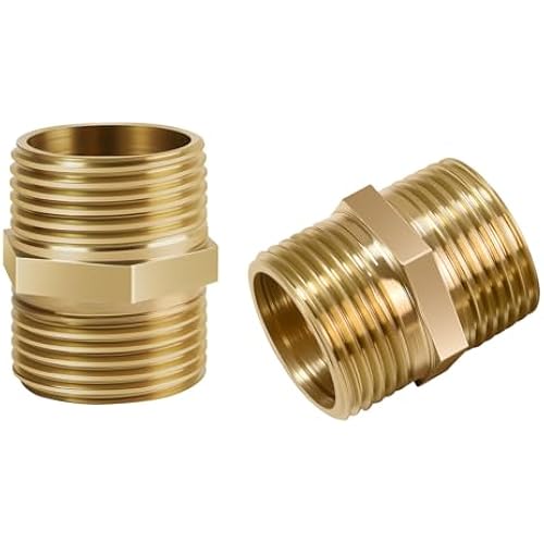 3/4 Inch Npt Brass Nipple Male To Male Pipe Fitting Adapter