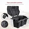 KEMIMOTO PRO XP Cargo Box 73QT Compatible with 2020-2026 Polaris RZR PRO XP/4 2022-2024 RZR Turbo R/4, 2025-2026 Pro S UTV Rear Storage Gear Tool Bed Box Polyethylene Two Lockable Latches 2883751