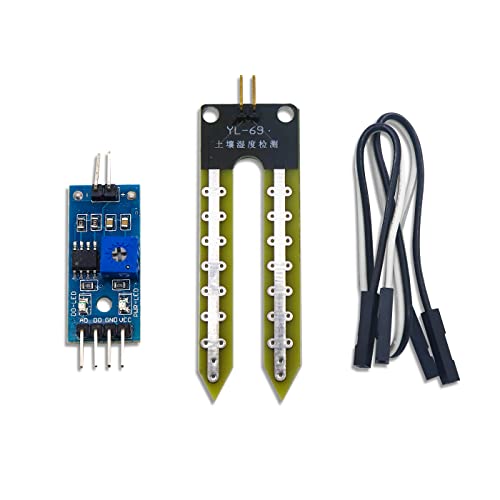 Image of Electronic Spices Soil Moisture & Humidity Sensor | with Analog Output for Development Boards | for DIY Smart Garden Projects
