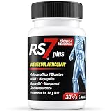 RS7 Articulaciones Plus | 30 Comprimidos | Colágeno tipo II, MSM, Boswellia, Harpagofito, Ácido Hialurónico, Manganeso y Vitaminas B1, B6 y B12
