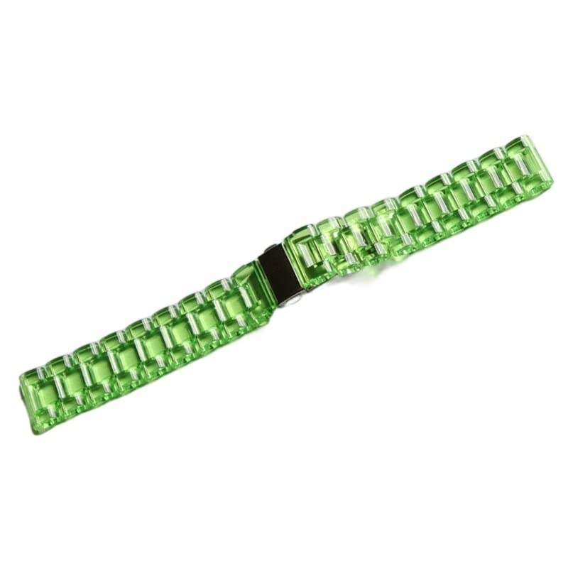 Bracelet Garmin Vivoactive 4/3 Music en acrylique transparent 20mm 22mm