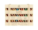 Leonidas Pure Dark Belgian Chocolate Liquors Crate (18 pcs) – Luxury Assortment of Cointreau, Amaretto, Limoncello, Poire Williams, Curaçao & Whisky | Premium Belgian Chocolatier Gift Selection - Image 1