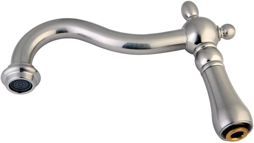 Kingston Brass KSP126 Heritage 6-1/16" Replacement Brass Spout - Brushed Nickel
