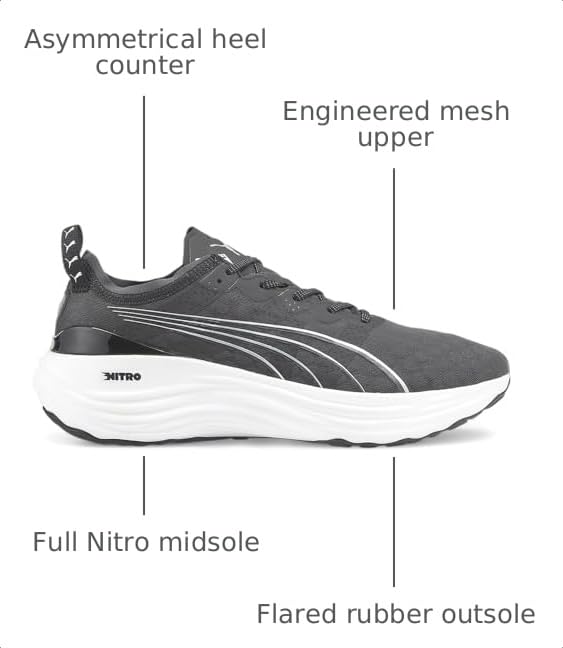 Image of PUMA Mens Foreverrun Nitro Running Sneakers Shoes