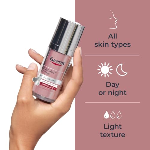 Eucerin Radiant Tone Dual Serum Dark Spot Corrector, Dark Spot Serum with Thiamidol and Hyaluronic Acid, 1 Fl Oz Bottle - image 7