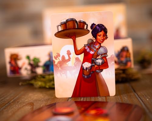 Asmodee Repos Production Little Tavern - Jeux de société - Jeu d'ambiance Fantastique et Tactique - Jeu de Cartes - Jeu Familial - A partir de 8 Ans - 3 à 5 Joueurs - Version française