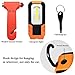 Twinkle Star LED Road Flares Disc Beacon Set Included 9 AAA Batteries, 3 Pack Safety Warning Lights and Emergency Escape Tool - Window Glass Hammer Breaker and Seat Belt Cutter for Car, Marine Boat