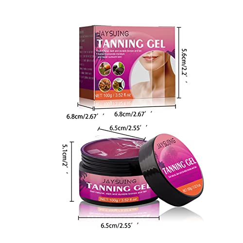 Entemah Tanning Aid Gel Summer Beach Tanning Aid Tanning Aid Hidratação Bronzeamento da Pele Reparo