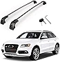MotorFansClub Roof Rack Cross Bar Fit for Compatible with Audi Q5 2012 2013 2014 2015 2016 2017 Luggage Rack Aluminum Top