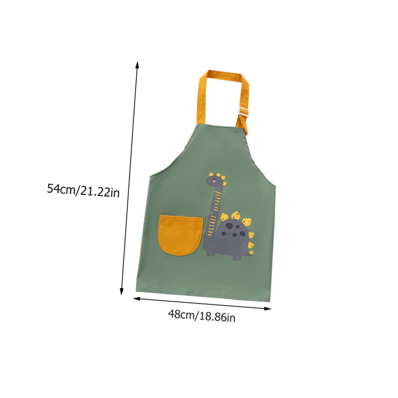 INOOMP 3pezzi Grembiule Per Ragazzo Ragazza Smock Per Pittura Con Design Divertente Adatto Per Anni Protezione Per Attività Creative e Gioco Facile Da Pulire e Comodo Da Indossare