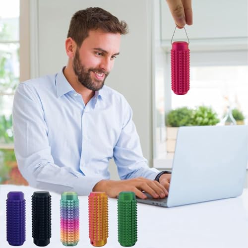 Little Ouchies Fidget, Portable Stim Tool, Pocket Mini Fidget Toy for Adults, Pain Stim Fidget, 3D Printed Venting Key Pendant, Spiky Grippie Stim Keychain for Anxiety Relief Positive, Novelty Gifts - Image 6