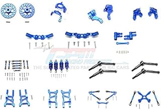 Aluminum Upgrade Combo Pack for 1/10 Traxxas Ford GT 4-Tec 2.0 83056-4/4-Tec 3.0 93054-4 - 119Pc Set Blue