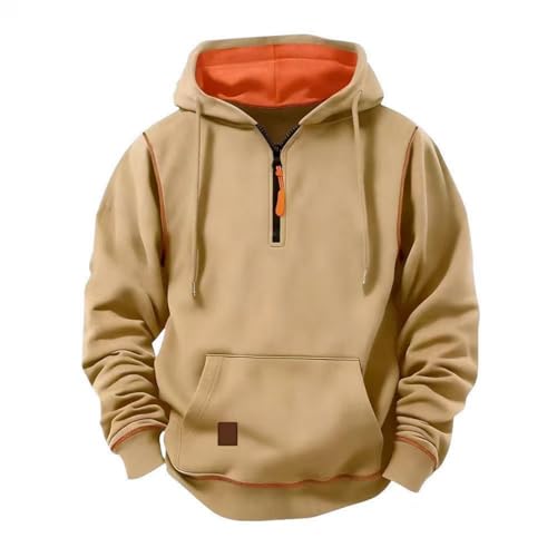 Sudaderas de hombre con forro y ribete acanalado para mayor confort en moto o chándal