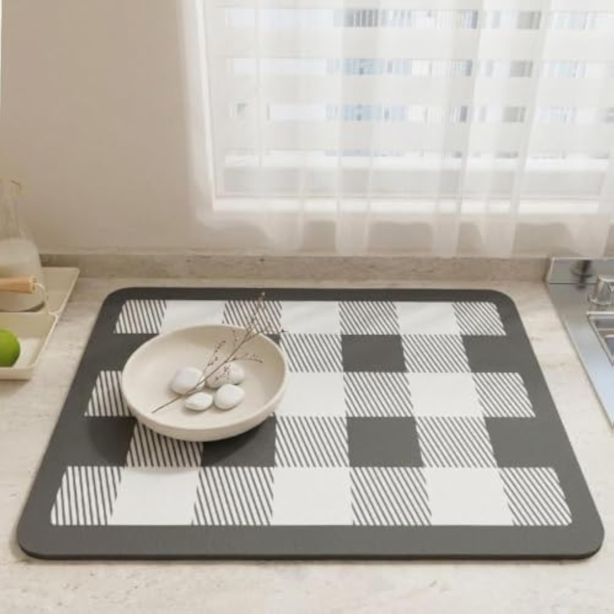 Diatomaceous Earth Kitchen Countertop Drying Mat