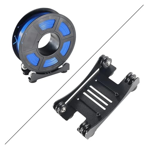 EJPPDHCO Soporte de filamento de Mesa for Soporte de Estante de Montaje de filamento Ajustable Universal for Material de Impresora 3D PLA/ABS/Nylon/TPU