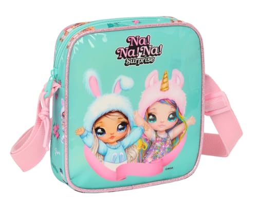 Safta M222 612564222, NANANA Bunny Pequeña, Bandolera Infantil, Bolso Niño, Ideal 5 a 14 Años, Cómoda y Versátil, Calidad y Resistencia, 16x4x18 cm, Color Unisex niños, Turquesa/Rosa, M Safta M222 612564222, NANANA Bunny Pequeña, Bandolera Infantil, Bolso Niño, Ideal 5 a 14 Años, Cómoda y Versátil, Calidad y Resistencia, 16x4x18 cm, Color Unisex niños, Turquesa/Rosa, M