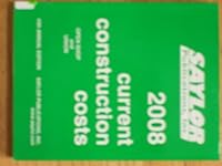 Current Construction Costs 2008 1933461128 Book Cover