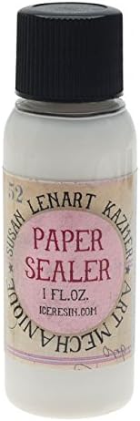 Art Mechanique ICE Resin Paper Sealant for Collage Art, 1 Ounce