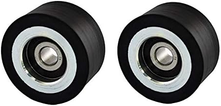 2PK - 2" BLACK SUPPORT WHEEL, ROLLER FOR ADC AMERICAN DRYER - 180050