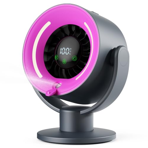 2026 New Portable Misting Fan with 4000mAh Rechargeable Battery Desk Fan by Butook - Used condition - US$15.73