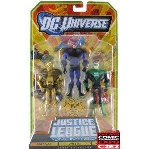 DC Universe Justice League Unlimited Action Figure 3Pack Goldface, Evil Star Kyle Rayner