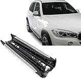 AlbaEUC Design élégant en Acier Inoxydable/Alu Marche-Pieds Latéraux pour BMW X5 F15 2011-2018 - Renforcées, Installation Facile sans Perçage