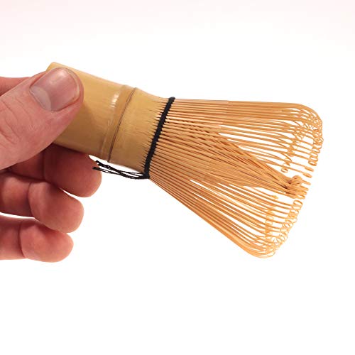 Bamboomn Brand - Matcha Green Tea Whisk Set - Whisk + Scoop + Tea Spoon + Green Whisk Holder #TOP5