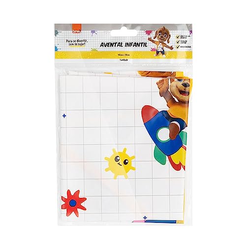 Avental Infantil Plástico BRW Lupi