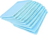 Large Disposable Incontinence Bed Pads 23 x 36 Inch (20 Count) - BrightCare High Absorbency Blue Hospital Bed and Chair Underpad Protection for Adult, Child, or Pets - Waterproof Chux