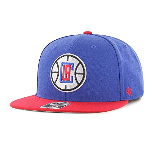 47 Los Angeles Clippers 2-Tone Sure Shot Captain Adjustable Snapback Cap - NBA, Flat Bill Baseball Hat
