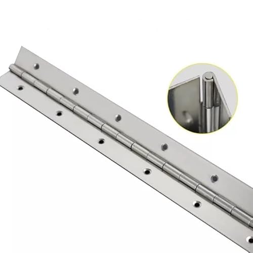 Mlhpeak Heavy Duty 304 Stainless Steelpiano Hinges Continuous Hinges 12" 2 Packs With Screws (2, 2 Inch/300 Mm) #TOP1