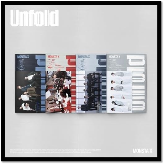 MONSTA-X Unfold [Photobook 4 Ver Set] Full Album