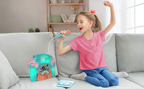 Ekids Sing Along Boom Box Speaker With Microphone For Fans Of Moana Toys, Kids Karaoke Machine With Built In Music And Flashing Lights , Montana #TOP6