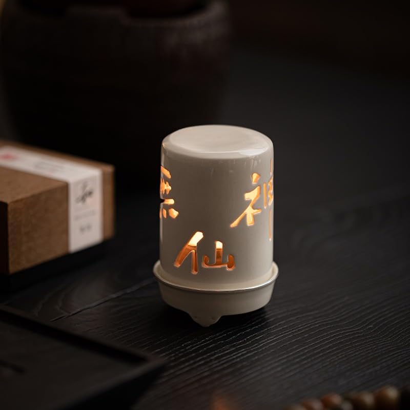 Incense Burner Ceramic Incense Burner Household Candle Holder Chinese Style Zen Incense Burner Incense Ornaments Incense Stick Holder